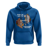 Public Health Over Corporate Wealth Hoodie Social Justice Tiger