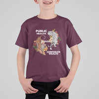 Public Health Over Corporate Wealth T Shirt For Kid Social Justice Tiger