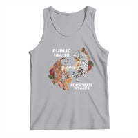 Public Health Over Corporate Wealth Tank Top Social Justice Tiger