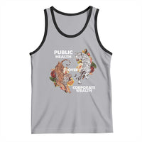 Public Health Over Corporate Wealth Tank Top Social Justice Tiger