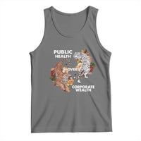 Public Health Over Corporate Wealth Tank Top Social Justice Tiger