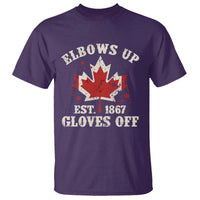 Elbows Up Canada EST 1867 T Shirt Proud Canadian Maple Leaf