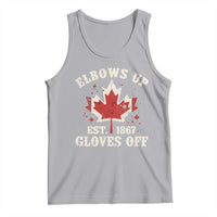 Elbows Up Canada EST 1867 Tank Top Proud Canadian Maple Leaf