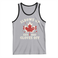Elbows Up Canada EST 1867 Tank Top Proud Canadian Maple Leaf