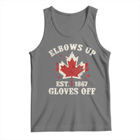 Elbows Up Canada EST 1867 Tank Top Proud Canadian Maple Leaf