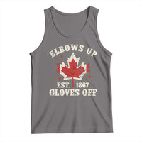 Elbows Up Canada EST 1867 Tank Top Proud Canadian Maple Leaf