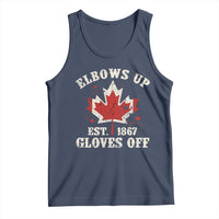 Elbows Up Canada EST 1867 Tank Top Proud Canadian Maple Leaf