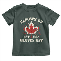 Elbows Up Canada EST 1867 Toddler T Shirt Proud Canadian Maple Leaf