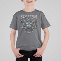 Scottish Pride Celtic Scotland Lion Rampant T Shirt For Kid