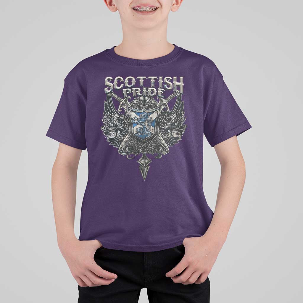 Scottish Pride Celtic Scotland Lion Rampant T Shirt For Kid