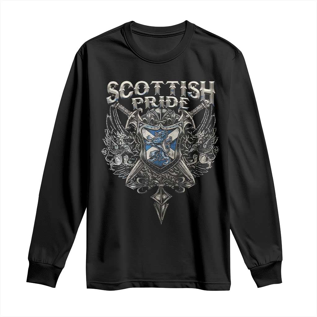 Scottish Pride Celtic Scotland Lion Rampant Long Sleeve Shirt
