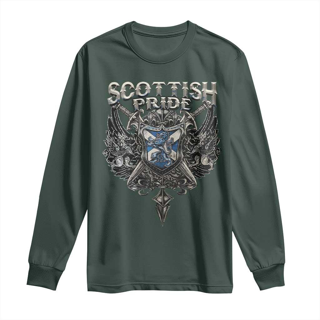 Scottish Pride Celtic Scotland Lion Rampant Long Sleeve Shirt