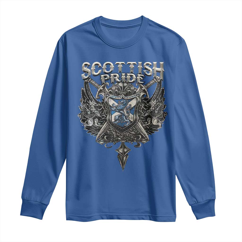 Scottish Pride Celtic Scotland Lion Rampant Long Sleeve Shirt
