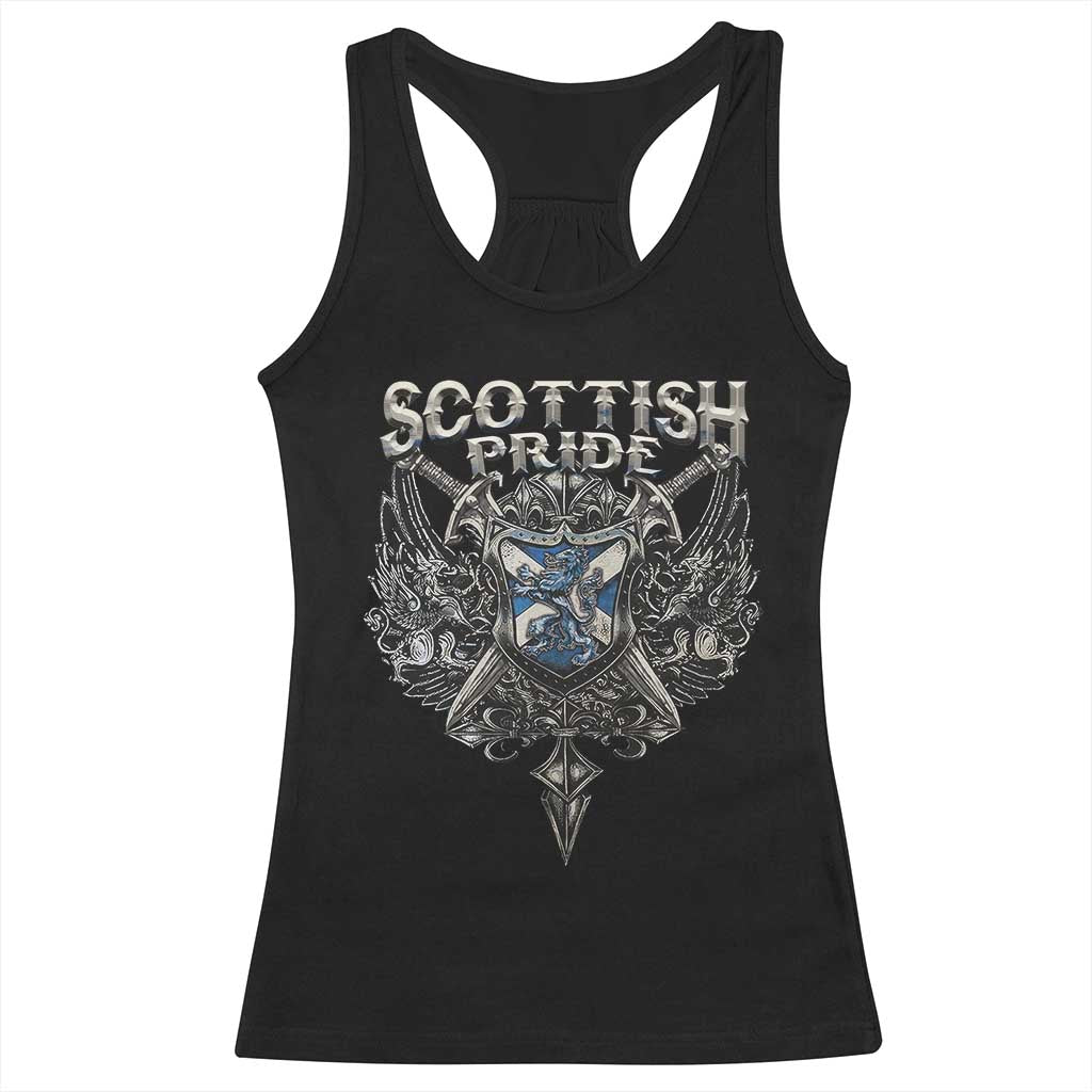 Scottish Pride Celtic Scotland Lion Rampant Racerback Tank Top