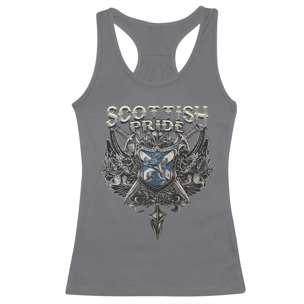 Scottish Pride Celtic Scotland Lion Rampant Racerback Tank Top