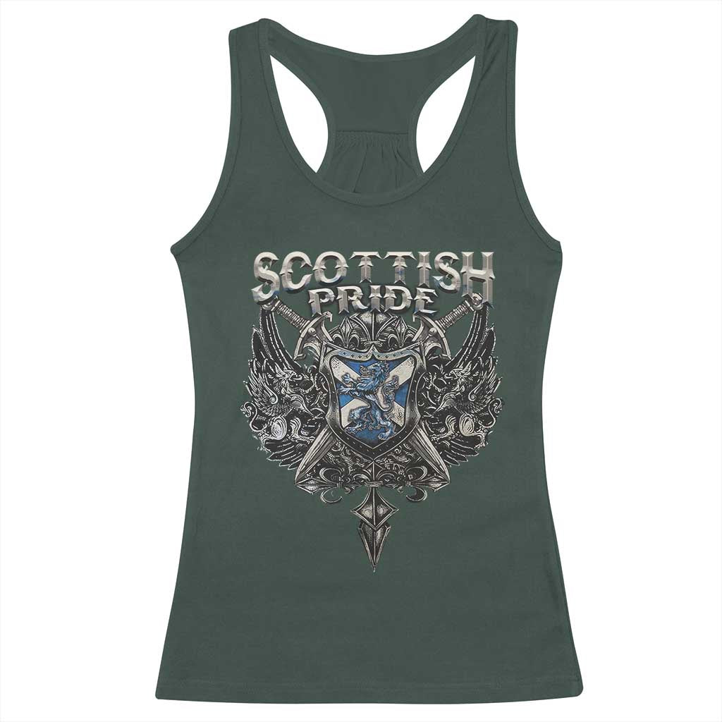 Scottish Pride Celtic Scotland Lion Rampant Racerback Tank Top