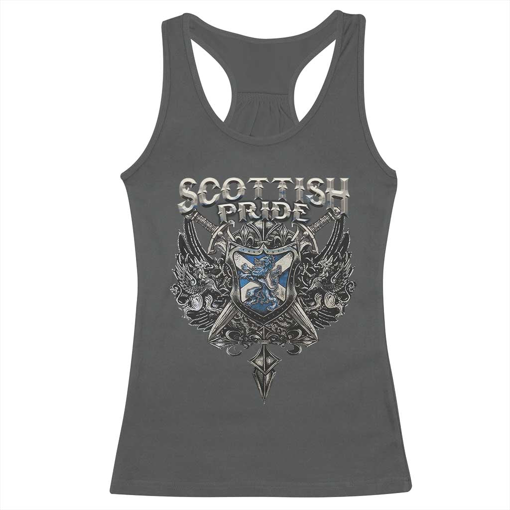 Scottish Pride Celtic Scotland Lion Rampant Racerback Tank Top
