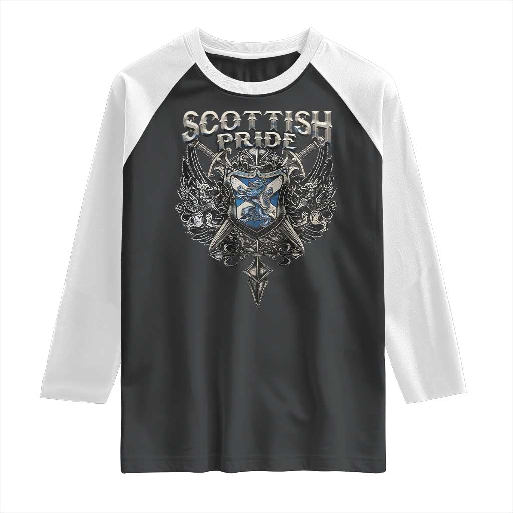 Scottish Pride Celtic Scotland Lion Rampant Raglan Shirt