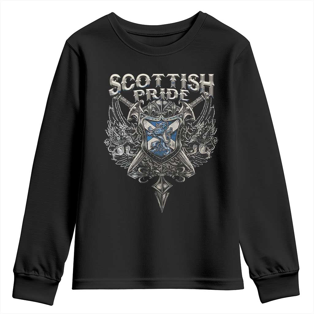 Scottish Pride Celtic Scotland Lion Rampant Youth Sweatshirt