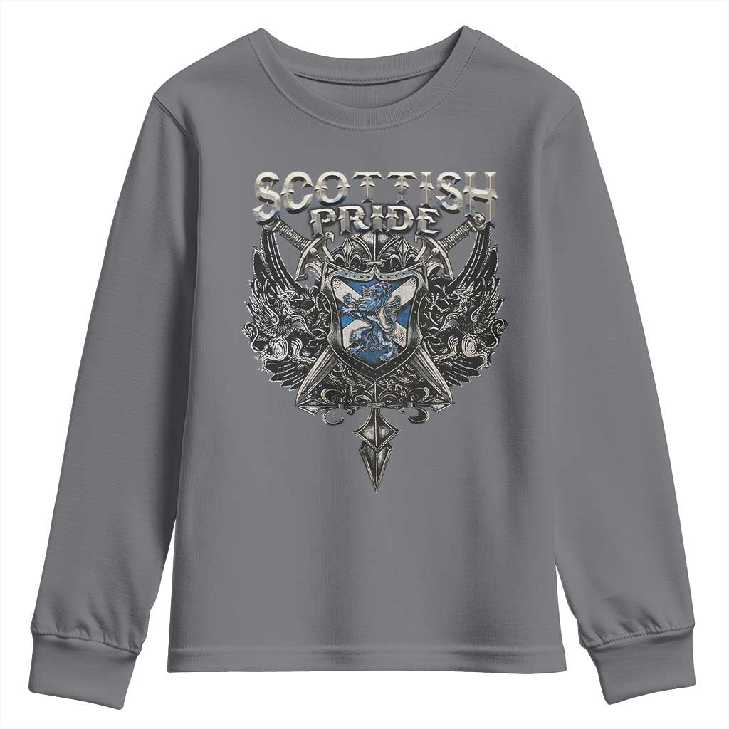 Scottish Pride Celtic Scotland Lion Rampant Youth Sweatshirt