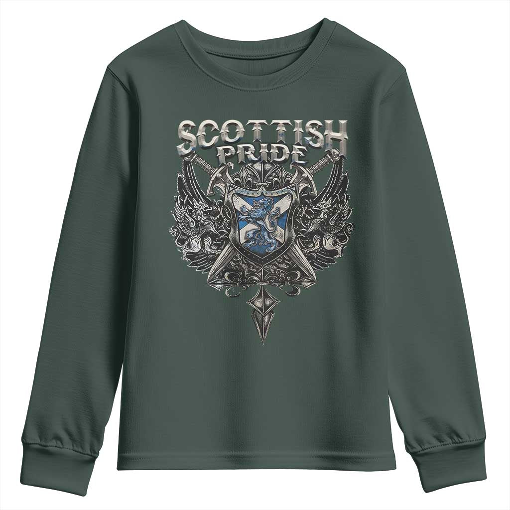 Scottish Pride Celtic Scotland Lion Rampant Youth Sweatshirt