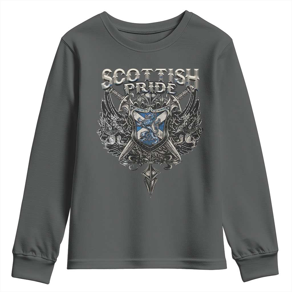 Scottish Pride Celtic Scotland Lion Rampant Youth Sweatshirt