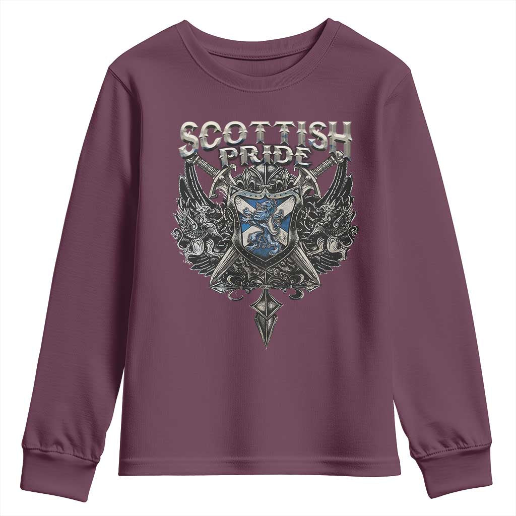 Scottish Pride Celtic Scotland Lion Rampant Youth Sweatshirt