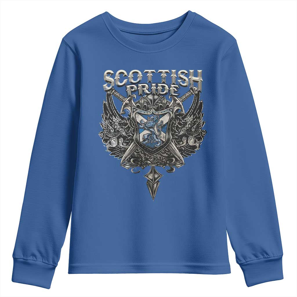 Scottish Pride Celtic Scotland Lion Rampant Youth Sweatshirt
