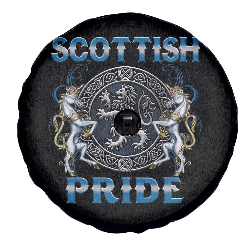 Scottish Pride Spare Tire Cover Lion Rampant Unicorns Scottish Flag