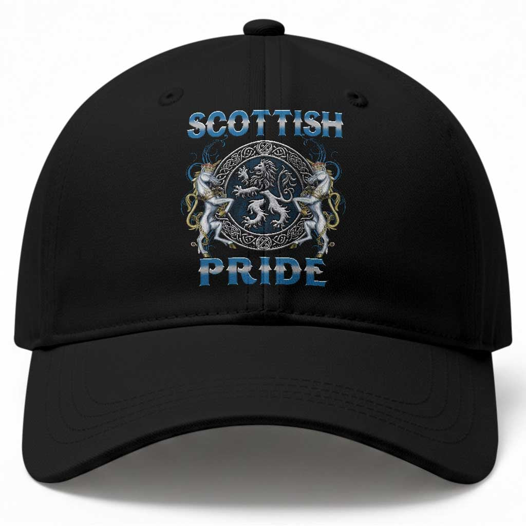 Scottish Pride Baseball Cap Lion Rampant Unicorns Scottish Flag