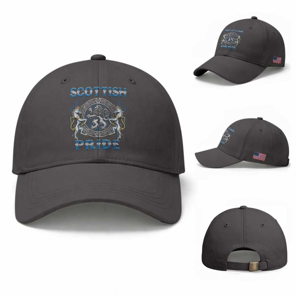 Scottish Pride Baseball Cap Lion Rampant Unicorns Scottish Flag