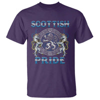 Scottish Pride T Shirt Lion Rampant Unicorns Scottish Flag