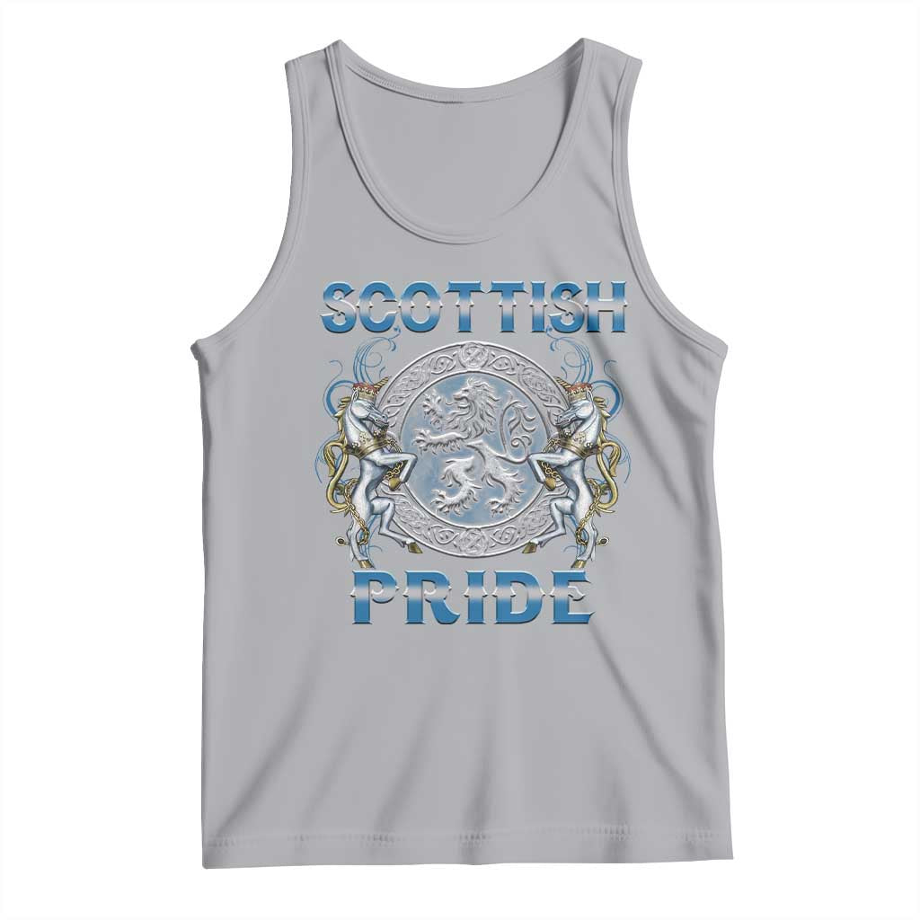 Scottish Pride Tank Top Lion Rampant Unicorns Scottish Flag