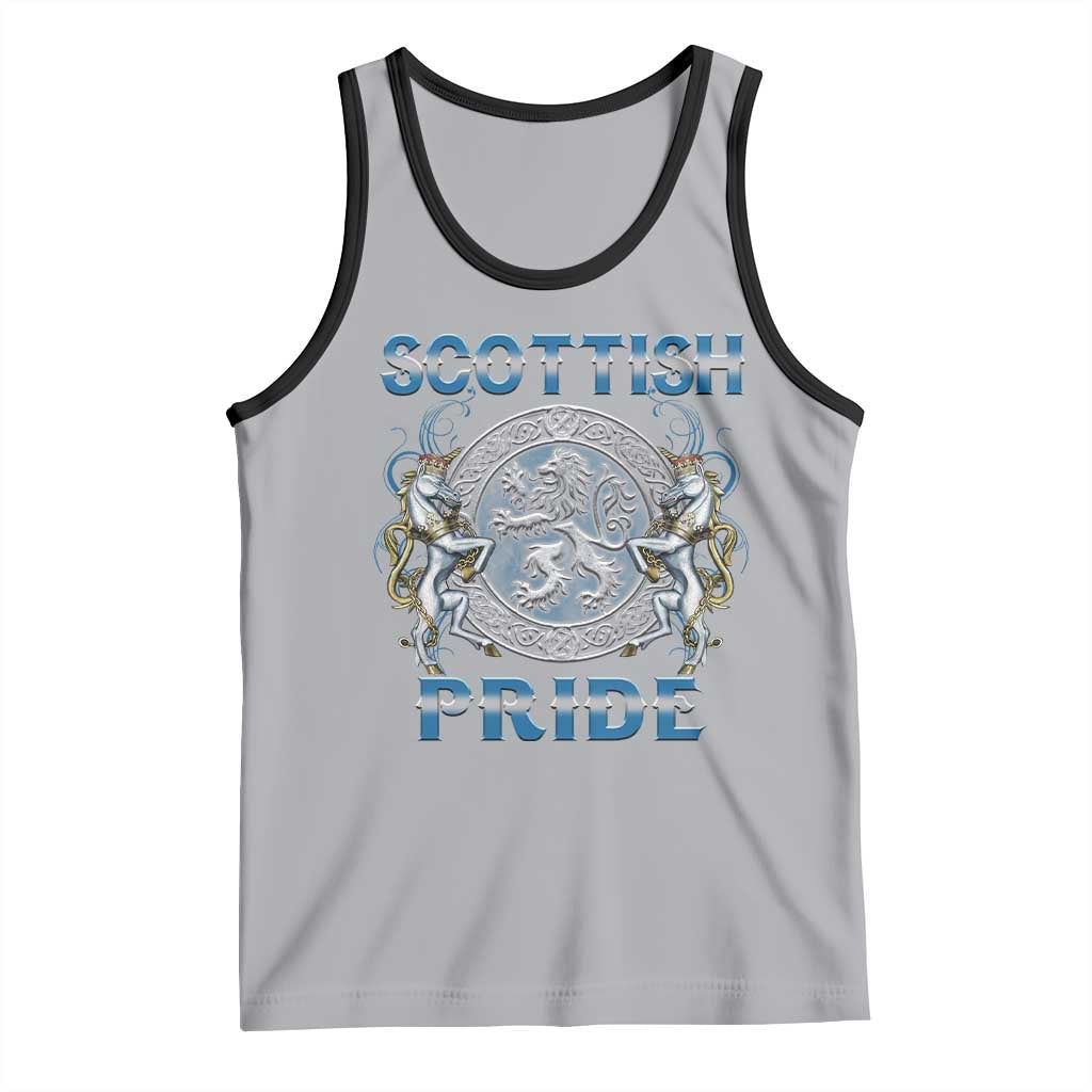 Scottish Pride Tank Top Lion Rampant Unicorns Scottish Flag