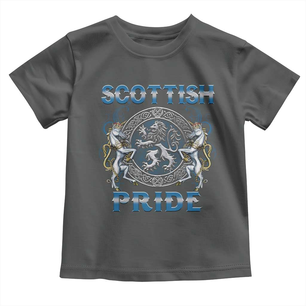 Scottish Pride Toddler T Shirt Lion Rampant Unicorns Scottish Flag