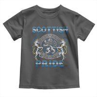 Scottish Pride Toddler T Shirt Lion Rampant Unicorns Scottish Flag
