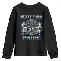 Scottish Pride Youth Sweatshirt Lion Rampant Unicorns Scottish Flag