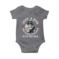 Just A Dad Who Always Came Back With The Milk Funny Bigfoot Father's Day Baby Onesie