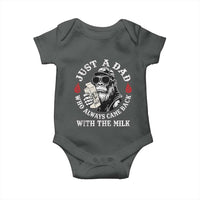 Just A Dad Who Always Came Back With The Milk Funny Bigfoot Father's Day Baby Onesie
