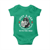 Just A Dad Who Always Came Back With The Milk Funny Bigfoot Father's Day Baby Onesie