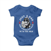 Just A Dad Who Always Came Back With The Milk Funny Bigfoot Father's Day Baby Onesie