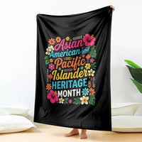 AAPI Asian American and Pacific Islander Heritage Month Throw Blanket