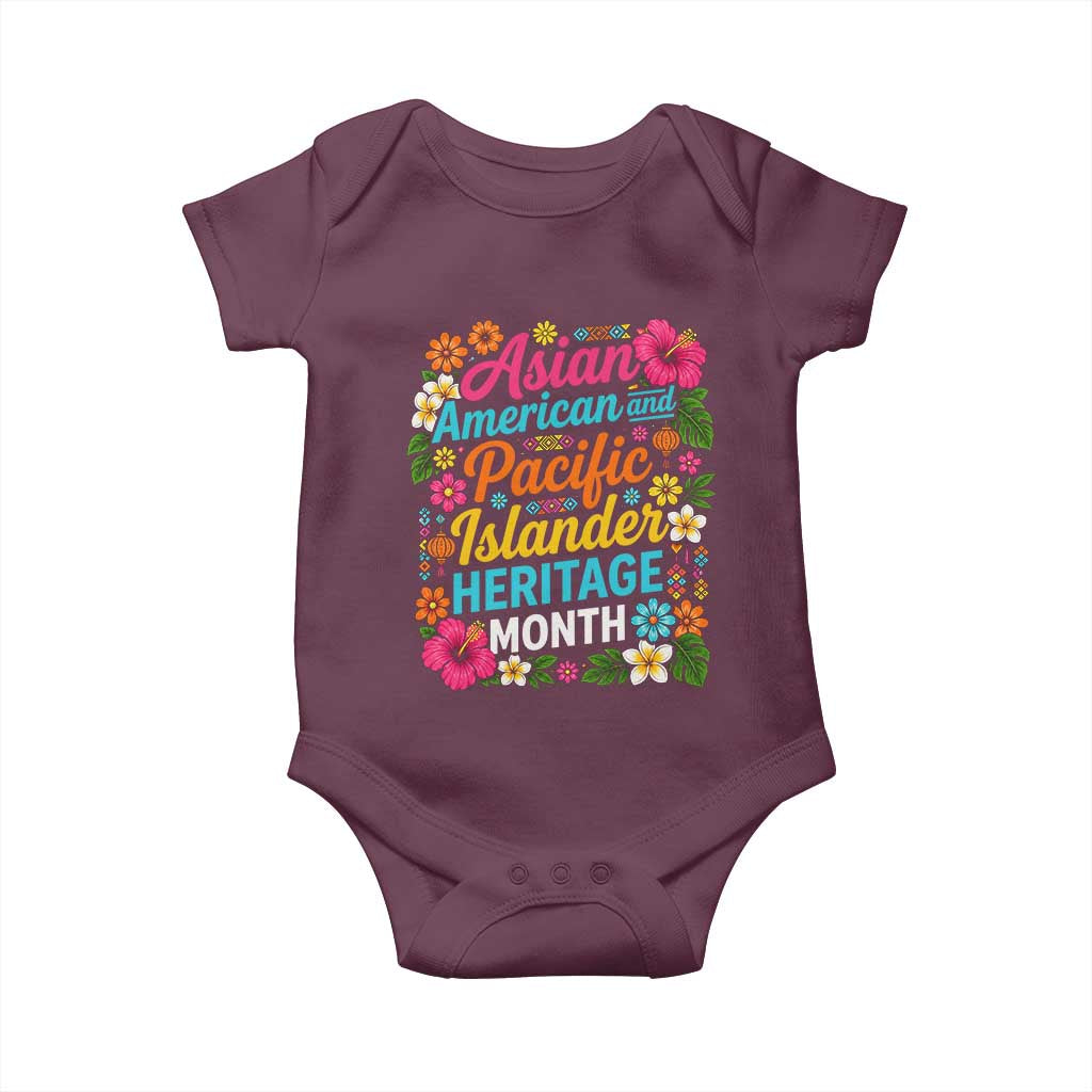 AAPI Asian American and Pacific Islander Heritage Month Baby Onesie