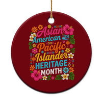 AAPI Asian American and Pacific Islander Heritage Month Ceramic Ornament