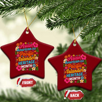 AAPI Asian American and Pacific Islander Heritage Month Ceramic Ornament