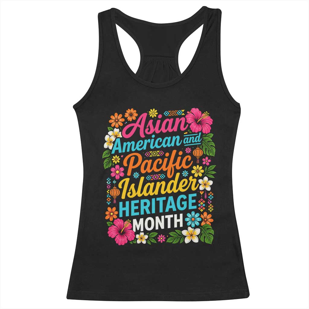 AAPI Asian American and Pacific Islander Heritage Month Racerback Tank Top