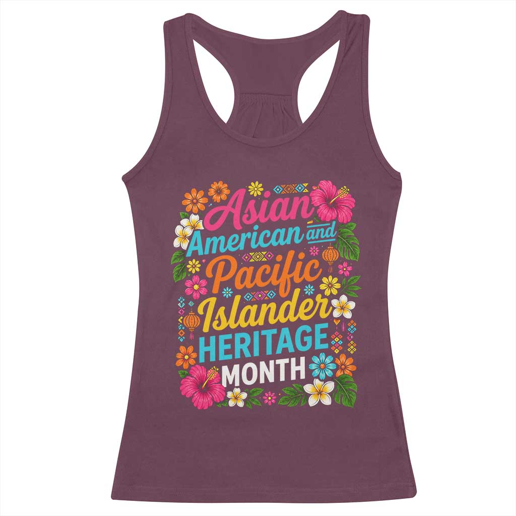 AAPI Asian American and Pacific Islander Heritage Month Racerback Tank Top
