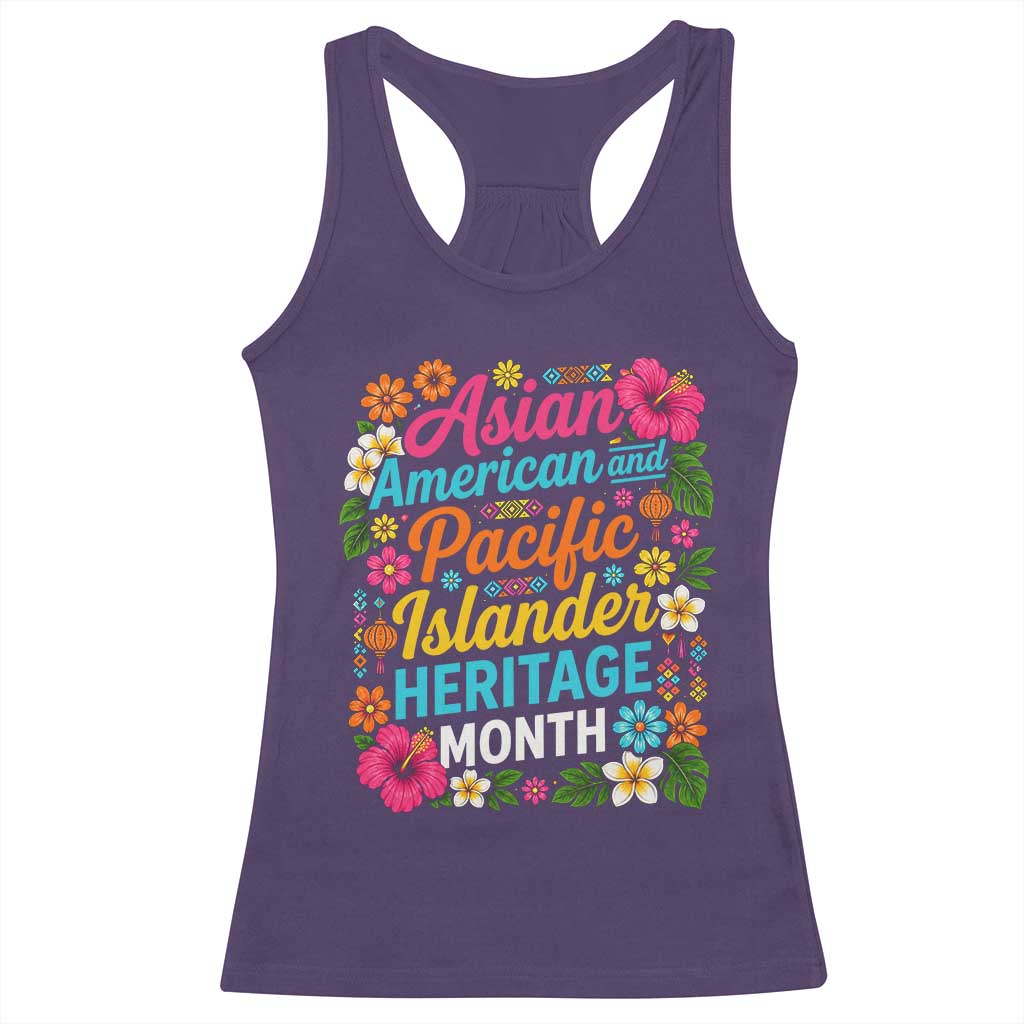 AAPI Asian American and Pacific Islander Heritage Month Racerback Tank Top