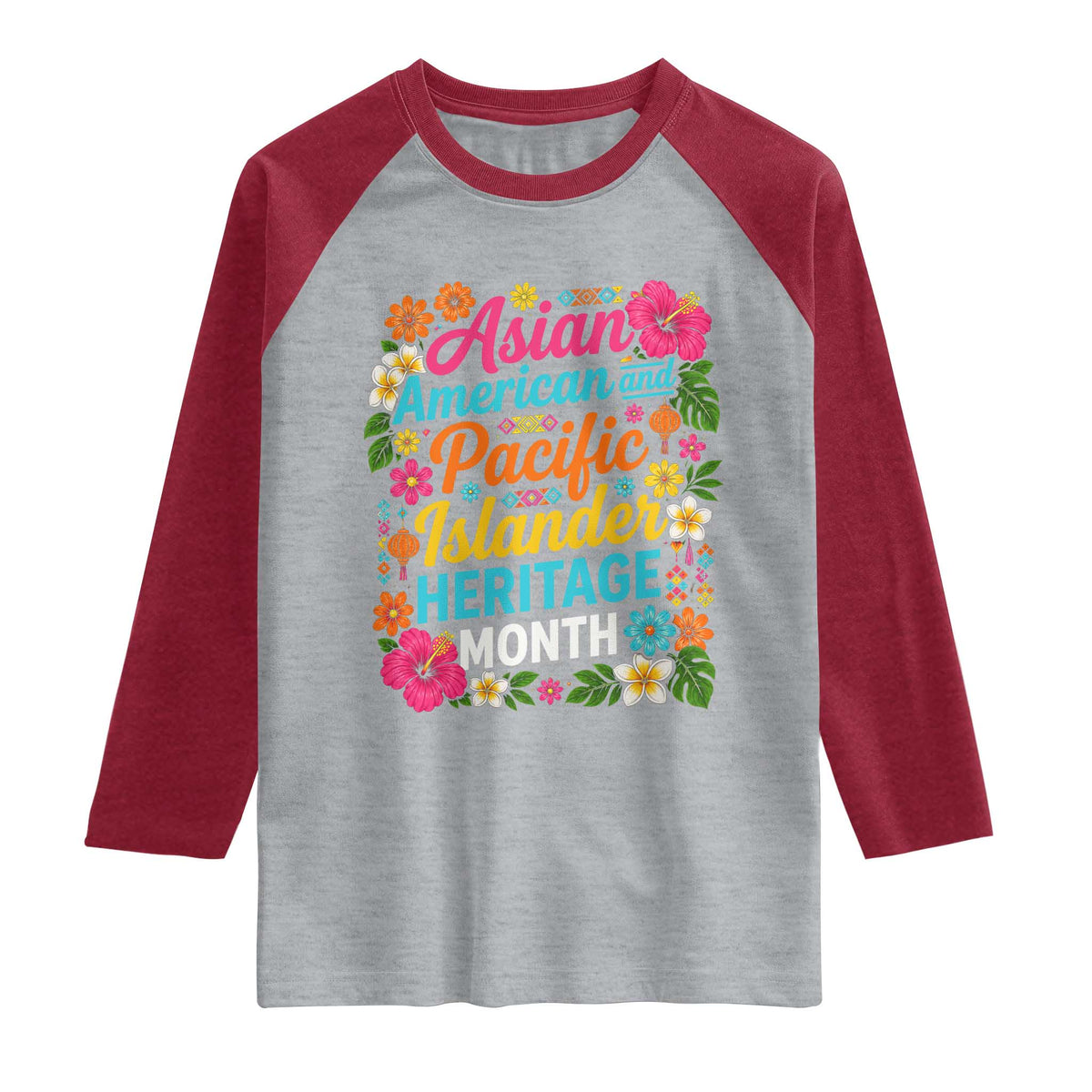 AAPI Asian American and Pacific Islander Heritage Month Raglan Shirt