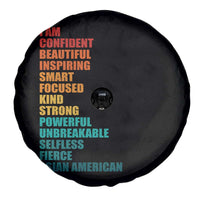 I Am Confident Beautiful Inspiring Asian American Spare Tire Cover AAPI Heritage Month